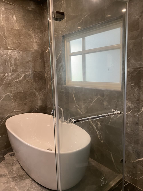 住家浴室改造-屏東浴室裝修-乾溼分離-浴盆安裝