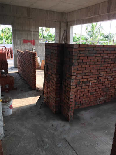 屏東農舍豪宅-屏東自地自建-吊線及打地基-泥作工程 屏東農舍豪宅-屏東自地自建-吊線及打地基-泥作工程