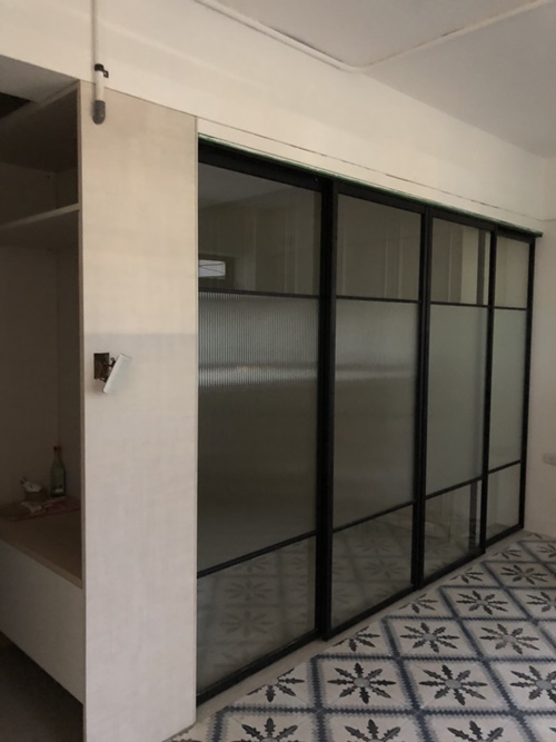 L型廚具安裝-屏東房屋整修-高級櫥櫃